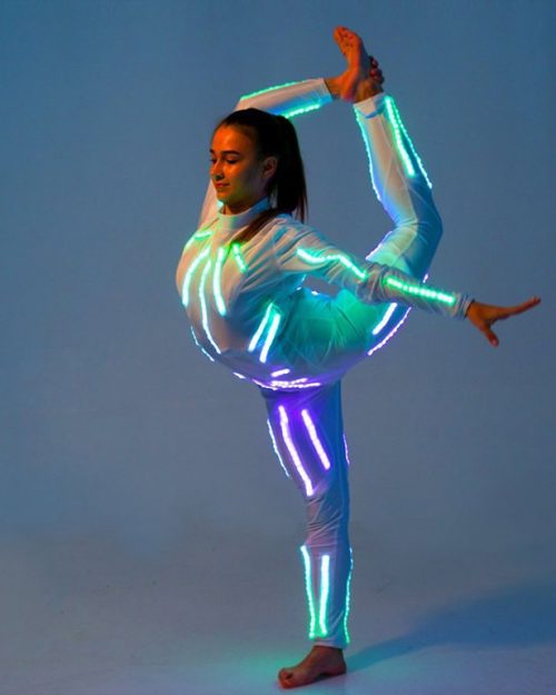 LED ACROBATIC SUIT