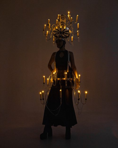 LED Chandelier Costume Light-Up Chandelier Dress by ETERESHOP